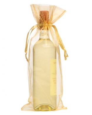 Organza (Fles)verpakking, 15x38cm(BxH) 4-kleuren